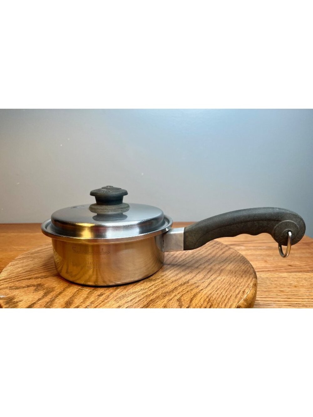 Vintage 1 QT Saladmaster  Stainless Steel Saucepan  with Vapo Lid, Induction Com